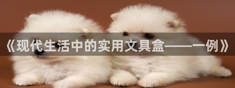 九游会登陆分享：《现代生活中的实用文具盒