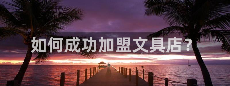 九游会手机平台：如何成功加盟文具店？