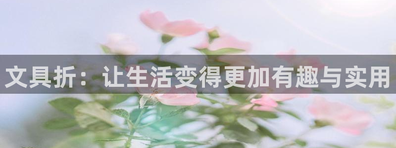 九游会登录地址错误吗：文具折：让生活变得