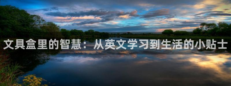 九游会感受：文具盒里的智慧：从英文学习到