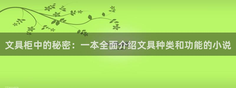九游会正规网：文具柜中的秘密：一本全面介