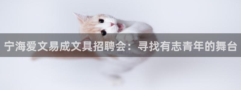 九游会登录地址：宁海爱文易成文具招聘会：