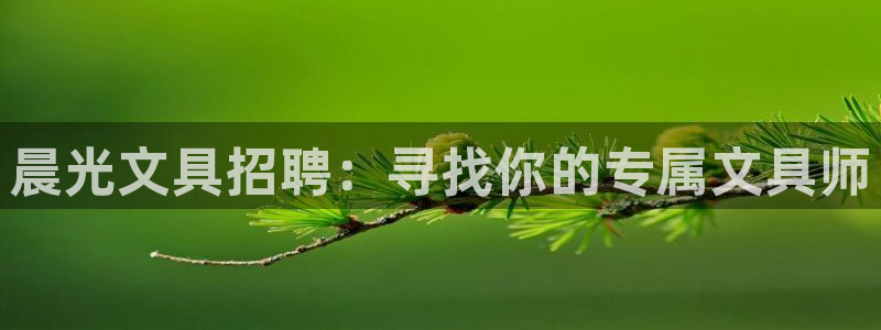 九游会登录 - Index：晨光文具招聘