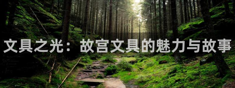 九游会手机端：文具之光：故宫文具的魅力与