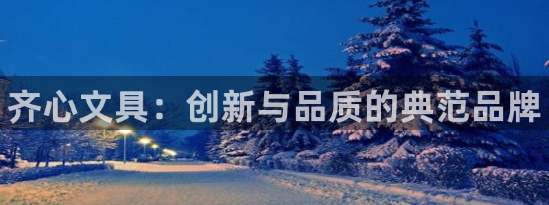 九游会视讯：齐心文具：创新与品质的典范品