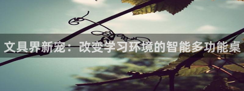 九游会1001：文具界新宠：改变学习环境