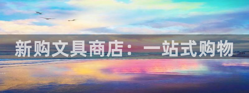 九游会视讯厅：新购文具商店：一站式购物