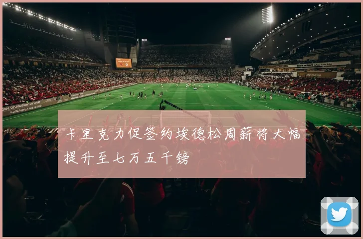 卡里克力促签约埃德松周薪将大幅提升至七万五千镑